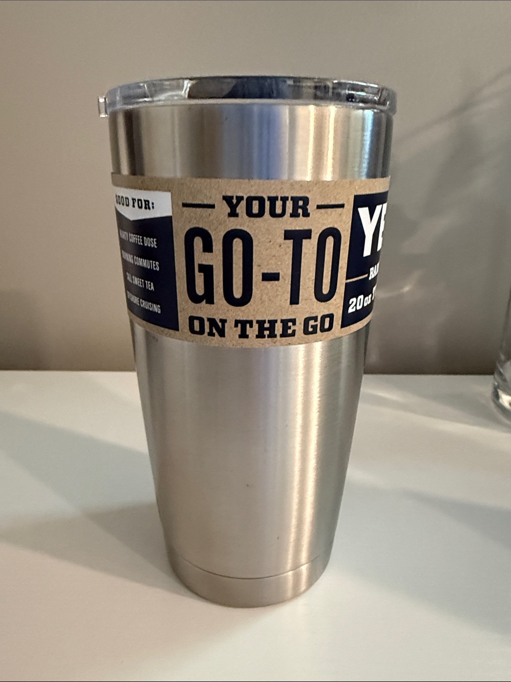Yeti Stainless Steel Travel Tumbler - Silver